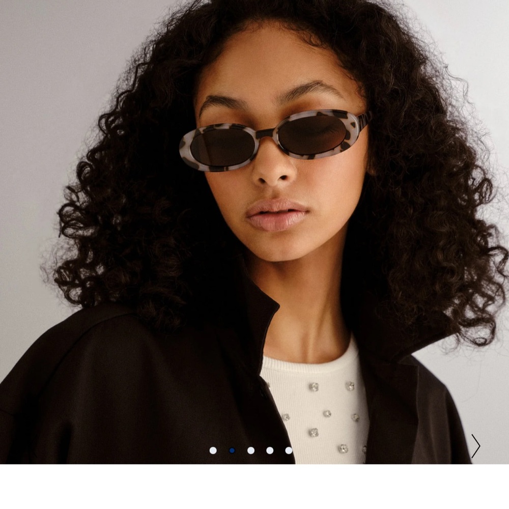 Le Specs Black and Gray Sunglasses
